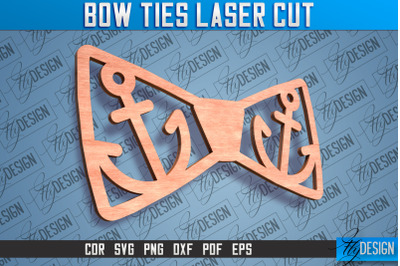 Bow Ties Laser Cut | Laser Cut SVG Design | CNC files