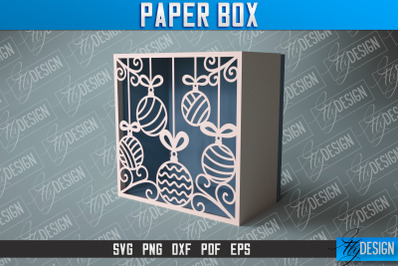 Paper Box SVG | Paper Cut SVG | Home Design