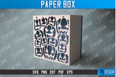 Paper Box SVG | Paper Cut SVG | Home Design