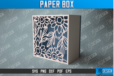 Paper Box SVG | Paper Cut SVG | Home Design