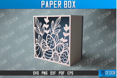 Paper Box SVG | Paper Cut SVG | Home Design