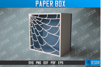 Paper Box SVG | Paper Cut SVG | Home Design