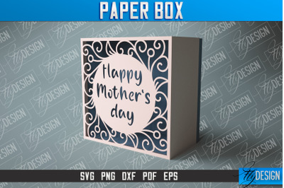 Paper Box SVG | Paper Cut SVG | Home Design