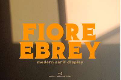 Fiore Ebrey - Display Font