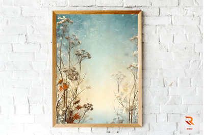 Beautiful Winter Border Background