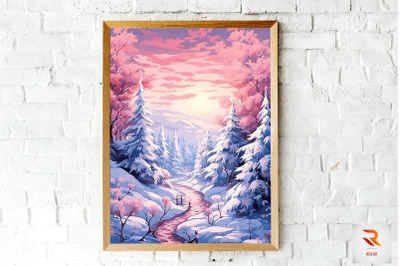 Winter Magic Wonderland Wall Art