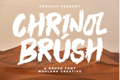 Chrinol Brush Font