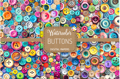 Buttons - Transparent Background Texture Papers