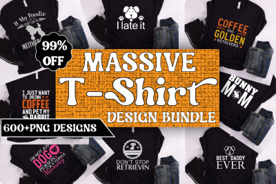 Massive T-shirt Design Bundle