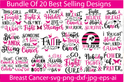 #Breast Cancer SVG Bundle,Breast Cancer SVG Designs, Digital Download