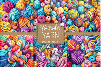 Yarn - Watercolor Background Texture Papers
