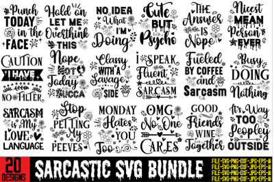 Sarcastic SVG Bundle,Sarcastic Coffee Mug Svg Bundle