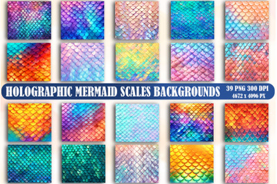 Holographic Mermaid Scales Backgrounds