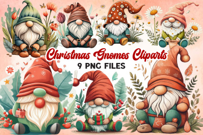 Christmas Gnomes Cliparts,PNG Christmas
