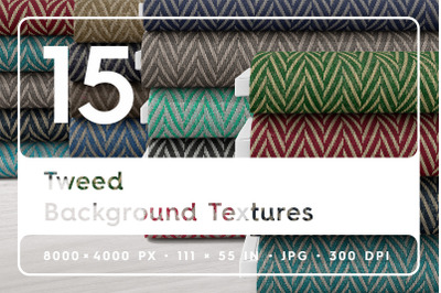 15 Tweed Background Textures