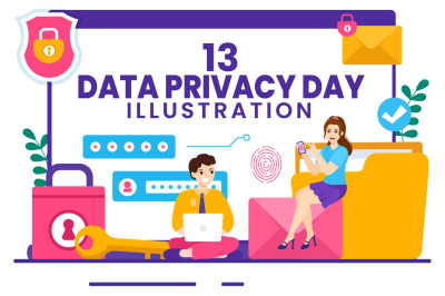 13 Data Privacy Day Illustration