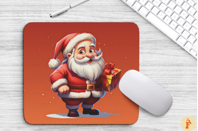 Happy Santa Claus Christmas Mouse Pad