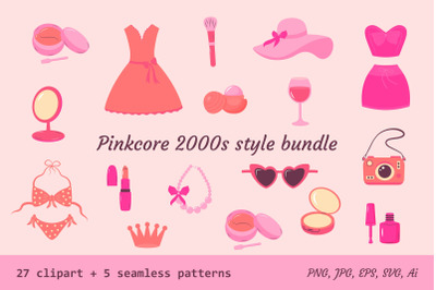 Pinkcore 2000s style bundle