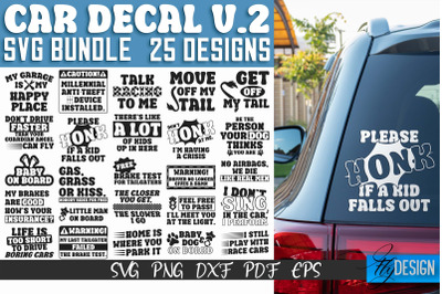 Car Decal SVG | Funny Quotes SVG v.2 &amp;nbsp;