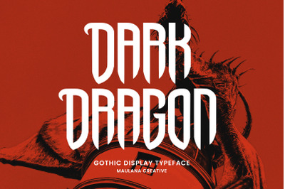 Dark Dragon Gothic Display Typeface