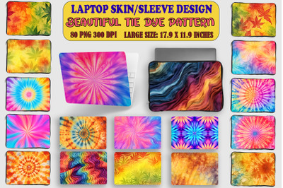 Beautiful Tie Dye Pattern Laptop Skin