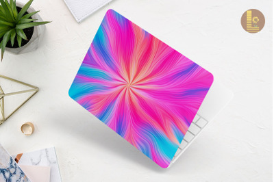 Beautiful Gradient Tie Dye Laptop Skin