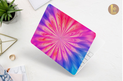 Beautiful Gradient Tie Dye Laptop Skin