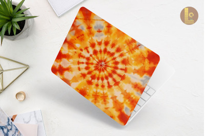 Earth Color Tie Dye Pattern Laptop Skin