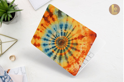 Earth Color Tie Dye Pattern Laptop Skin