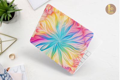 Soft Line Tie Dye Pattern Laptop Skin