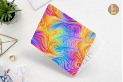 Soft Line Tie Dye Pattern Laptop Skin