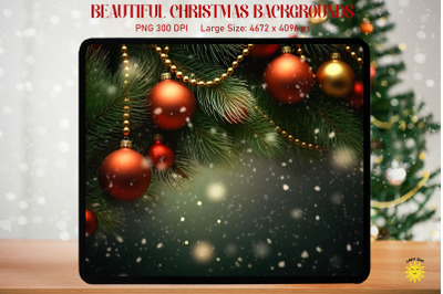 Shimmering Christmas Background