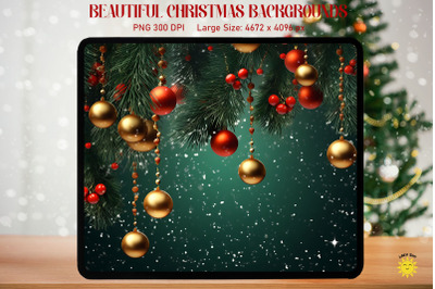 Shimmering Christmas Background