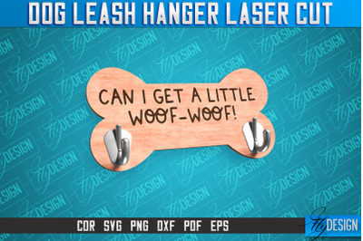 Dog Leash Hanger Laser Cut SVG | Laser Cut File | CNC Files