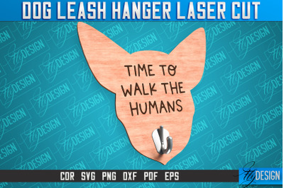 Dog Leash Hanger Laser Cut SVG | Laser Cut File | CNC Files