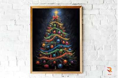 Amazing Christmas Tree Wall Art