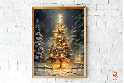 Amazing Christmas Tree Wall Art