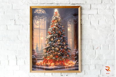 Amazing Christmas Tree Wall Art