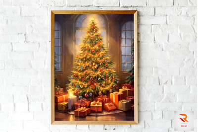 Amazing Christmas Tree Wall Art