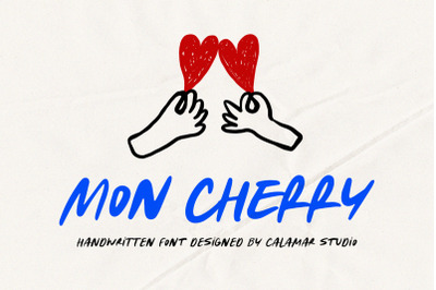 Mon Cherry | Handwritten Groovy Font