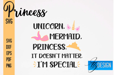 Princess SVG | Funny Girl Quotes SVG v.2