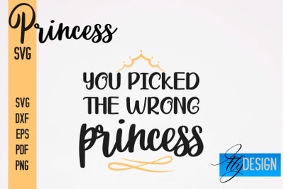 Princess SVG | Funny Girl Quotes SVG v.2