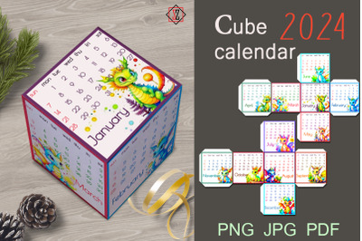 Cubic calendar for 2024