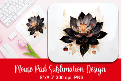 Lotus flower Mouse Pad Sublimation PNG