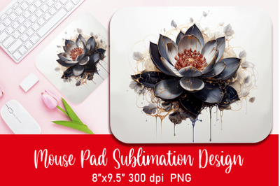 Lotus flower 2 Mouse Pad Sublimation PNG