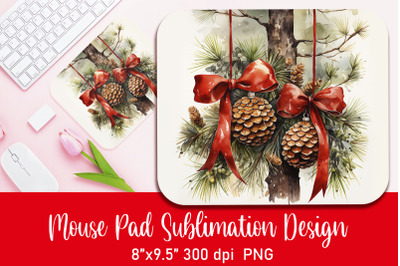 atercolor Cones Mouse Pad Sublimation PNG