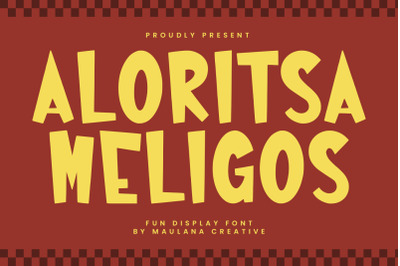 Aloritsa Meligos Fun Display Font