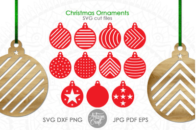 Christmas Ornament SVG&2C; bauble SVG