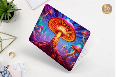 Psychedelic Mushroom Laptop Skin