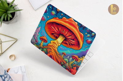 Psychedelic Mushroom Laptop Skin